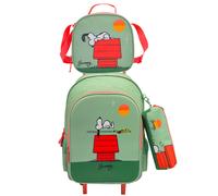 Cypbrands set trolley funcional, escolar, viaje, 3 pcs,lonchera, estuc