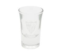 CYPBRANDS Sevilla FC, Vaso de Chupito, Individual, Vaso de Licor, Transparente, Producto Oficial