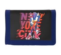 Sonic-Billetera, Monedero, Complementos, Cartera, Color Negro, Producto Oficial (CyP Brands)