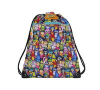 CyP Brands- Stumble Guys, Mochila, Saco, Bolsa con cuerdas, Multicolor, Producto Oficial
