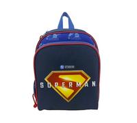 CYPBRANDS Superman, Mochila Infantil, Mochila con Capa, Preescolar, Medidas 30 cm, Backpack, Capa de Superman, Producto Oficial