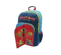 CYPBRANDS-Superthings-Mochila escolar, Mochila, Adaptable a carro, Material escolar, Backpack, Color Azul, Producto Oficial
