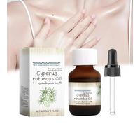 Cyperus Rotundus - Aceite de Cyperus puro de 60 ml para depilación, aceite de Cyperus 100% puro, aceite natural de Cyperus para reducir el crecimiento del vello corporal (1 unidad, talla única)