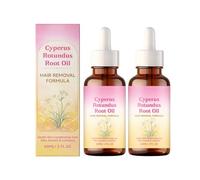 Cyperus Rotundus - Aceite de raíz para depilación, fórmula natural, cuidado post-depilación, 60 ml (2, 60 ml)