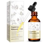 Cyperus Rotundus - Aceite para depilación, 100% puro, natural, anticrecimiento del vello facial y corporal, calmante después del afeitado, reductor de poros e hidratación de la piel (60 ml)