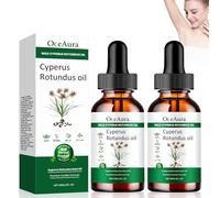 Cyperus Rotundus Oil, Aceite de Cyperus Rotundus para Depilación, Aceite 100% Puro Natural de Cyperus Rotundus, Inhibidor Vello, Reduce el Crecimiento del Vello Corpora, Cyperus Oil - 60ml * 2