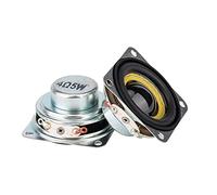 CYPHE 1.5 Pulgadas 4 / 8OHM 5W Mini Altavoz portátil de Audio de 40 mm Rango Completo Los altáticos de neodimio Ultrafino for Bricolaje Cine en casa 2pcs Altavoz de estantería (Color : 4 Ohm)