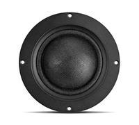 CYPHE 1 Piezas DMN-A/DM-7500 Tela de 4 Pulgadas Negro Membrana Gama Media Tweeter Tweeter Unidad del Conductor 5OHM 50-120W Ronda Compatible for HIVI Altavoz de estantería (Color : 1 Pieces DM-7500