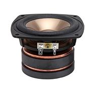 CYPHE 1pc 4 Pulgada de Gama Completa de Altavoz del Altavoz 4OHM 100W Audio Altavoz Música de Sonido Columna for el Cine en casa Bricolaje Altavoz de estantería (Color : Gold)