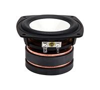CYPHE 1pc 4 Pulgada de Gama Completa de Altavoz del Altavoz 4OHM 100W Audio Altavoz Música de Sonido Columna for el Cine en casa Bricolaje Altavoz de estantería (Color : Silver)