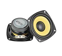 CYPHE 2 Unids 3 Pulgadas de Rango Completo Altavoz 4OHM 10W Gordo de Espuma de Oro Magnético Negro Multimedia Altavoz DIY HiFi 7 Altavoz de Audio de 8 mm Altavoz de estantería