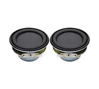 CYPHE 2PCS 1.5 Pulgadas Audio Portátil Portátil Altavoces de Rango Completo 4 Ohm 5W Altavoz Bajo 4 0mm Altavoz Multimedia Sound Sound Home Theatre Altavoz de estantería