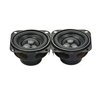 CYPHE Altavoces de Audio de 2pcs 1.5 Pulgadas 4 0mm 4 Altavoz Multimedia del bajo magnético Interno de Ohm 5W Altavoz de estantería