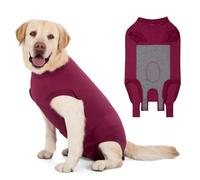 Cyponpy Traje de recuperación para Perros Body Perro postcirujia Chaleco de recuperacion Camiseta Perro postoperatorio Ropa Perros esterilizacion Machos Hembras Protector de heridas Abdominales