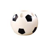 cypreason escritorio | Soporte para bolígrafos en forma fútbol | bolígrafos | Caja almacenamiento escritorio, multifuncional, elegante y duradera para tocador, escuela en casa