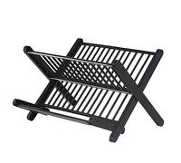 cypreason Escurreplatos Plegable | Escurreplatos Plegable para la encimera, Soporte para Platos Que Ahorra Espacio con Gran Capacidad y Estructura Triangular para Platos