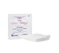 Cypress - Esponjas de gasa estériles de 12 capas, cuadrados de algodón para vendaje, limpieza, preparación o embalaje, 4 x 4 pulgadas, 10 por paquete, 128 paquetes, 1280 en total