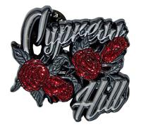 Cypress Hill Roses - Pin con logotipo de Cypress Hill Roses, talla única, talla única, Metal