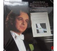 Cyprien Katsaris - Johannes Brahms : Klaviersonate Nr. 3 f-moll - Sextett-Variationen d-moll - 2 Rhapsodien op. 79 [Vinyl LP] [Vinilo]