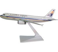 Cyprus Airways A320-200 AAB-32020H-026 - Modelo miniatura de plástico con ajuste a presión 1:200