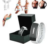 Cyqfei Seagirl Matteo Ultrasonic Body Shape Wristband Pro, Seagirl Ultrasonic Band, 2024 Best Josfit Ultra Fat Blasting Detox Wrist Band for Men Women, Rapid Fat Reduction, Promote Healthier (White)