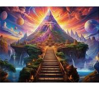 CYQFEZ Rompecabezas 1000 Piezas,Colorful Rompecabezas,Abstract Landscapes Posters ,Adult Juguetes De Desafío Personalizados,Juguetes De Desafío para La Diversión Familiar,Yz426Wz