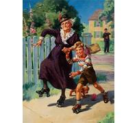 CYQFEZ Rompecabezas 1000 Piezas, Retro Arte Hintermeister Painting Póster, Juegos para Reducir El Estrés En Familia, Juego De Desafío para Adultos - Pz155Vw