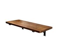 CYQQRDZSW Mesa Abatible de Pared, Escritorio Abatible Pared Ahorra Espacio | Escritorio Mural Madera Maciza, Capacidad Carga 50 KG, Almacenamiento y Decoración Oficina Casa(100x30cm/39.4x11.8in)