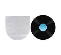 Cyrank 50 Fundas para Discos De Vinilo LP, Fundas Interiores De Plástico De 12 Pulgadas para Discos De Vinilo, Cubiertas Protectoras Antiestáticas para Almacenamiento De álbumes