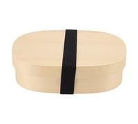 Cyrank Cajas Bento japonesas, fiambrera de madera hecha a mano, contenedor de almuerzo natural, caja para servir aperitivos, contenedor de comida para restaurante, hogar, oficina, escuela