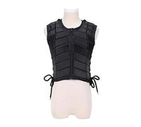 Cyrank Chaleco Ecuestre de Seguridad para Montar a Caballo, Chaleco Acolchado de EVA para Montar a Caballo, Protector de Cuerpo, Equipo de protección de Espalda para niños(S)