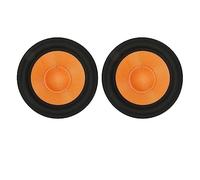Cyrank Cono De Altavoz De Papel, Conos De Subwoofer Papel De Tambor Reemplazo De Diámetro Interior De 1 Pulgada(Naranja)