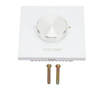 Cyrank Controlador de volumen, impedancia de control de volumen para el hogar inteligente con 5 niveles de ajuste de volumen, interruptor de afinación de música de fondo