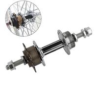 Cyrank Cubro de Rueda Trasera de Bicicleta, 36 Hoyos Cassette de la Rueda Trasera Cassette Universal de reemplazo del Eje de Bicicleta para Bicicletas para reemplazo de Accesorios para