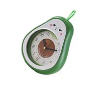 Cyrank Despertador De Frutas De Dibujos Animados, Divertido Reloj Despertador para Niños con Aguacate Y Pera, Funciona con Pilas, Cuerda Colgante, Lindo Reloj De Mesa (Avocado)
