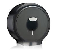 Cyrank Dispensador De Papel Higiénico Gigante, Dispensadores Comerciales De Papel Higiénico, Soporte para Rollo De Papel Higiénico, Dispensador De Papel Higiénico De Un Solo Rollo(Negro translúcido)