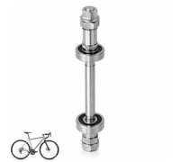 Cyrank Eje de Bicicleta, Eje de Bicicleta de Metal Eje del Eje Trasero Trasero del Eje sólido del Eje del Eje del Eje del Eje Delantero