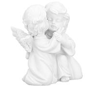 Cyrank Estatuas de ángeles, Figuras de ángeles besándose, querubines, alas de ángeles, ángel para Interior y Exterior, decoración del jardín del hogar(#2)