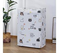 Cyrank Funda para Lavadora,Cubiertas Impermeables para Secadora En El Exterior, Tapa Superior Lavadora, Cubierta Gruesa con Diseño De Cremallera para Lavadora De 10kg(A2)