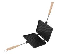 Cyrank Sartén De Doble Cara, Sandwichera, Queso A La Parrilla, Sartén Antiadherente Para Tostadora De Sándwiches, Sartén Para Parrilla, Sándwich A La Parrilla Y Panini Con Placas Antiadherentes