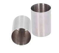 Cyrank Soporte para Palillos de Cocina de Acero Inoxidable, 2 uds. Macetero Redondo suculento, bolígrafo de Metal, portalápices, Organizador de Escritorio Decorativo para la Escuela y el hogar