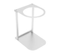 Cyrank Soporte plegable portátil para con Base para verter sobre soporte | Soporte plegable para máquina de café expreso de aleación de aluminio, soporte para que ahorra espacio para uso en oficina