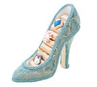 Cyrank soportes para joyas con diseño de tacón alto, Zapatos de tacón Alto Pendiente Collar Anillo Soporte, colgante pendientes pulsera anillo zapatos de exhibición de joyería, Organizador de Joyas