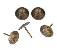 Cyrank Tachuelas para tapicería 30 Piezas, 19 X 23 mm Tachuelas para tapicería Cabezas de Clavos Decorativas Tachuelas para Pulgar Retro Tachuelas para Muebles Clavos para tapicería