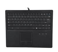Cyrank Teclado con Cable, Teclado Táctil De Control Táctil Preciso De 10 Pulgadas, Teclado Universal, Tijeras Portátiles, Diseño De Pies, Teclado para Juegos para Computadora Portátil Y PC