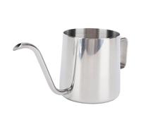 Cyrank Vierta sobre la tetera de café, boquilla de cuello de cisne, tetera de café, tetera de acero inoxidable, tetera de goteo manual para uso en casa, Barista, oficina, Camping (350ML)