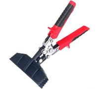 CYRENT 150 Series - Alicates antideslizantes para doblar picos de pato, herramienta plegable con borde de metal de mandíbula plana para uso en taller (recto 150 mm)