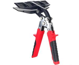 CYRENT 150 Series - Alicates antideslizantes para doblar picos de pato, herramienta plegable con borde de metal de mandíbula plana para uso en taller (curvo de 150 mm)