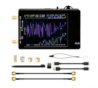 CYRENT Analizador de antena de 50 kHz a 2.7 GHz para red vectorial NanoVNA portátil con pantalla táctil de 2.8 pulgadas y batería de 1000 mAh (añadir tarjeta)