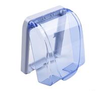 CYRENT Caja de cubierta impermeable para interruptor de pared tipo 86 con tapa abatible para un fácil control de luz en áreas húmedas (azul)